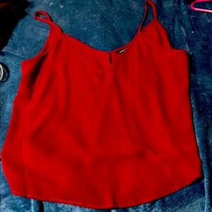 Elegant Red Women's Top